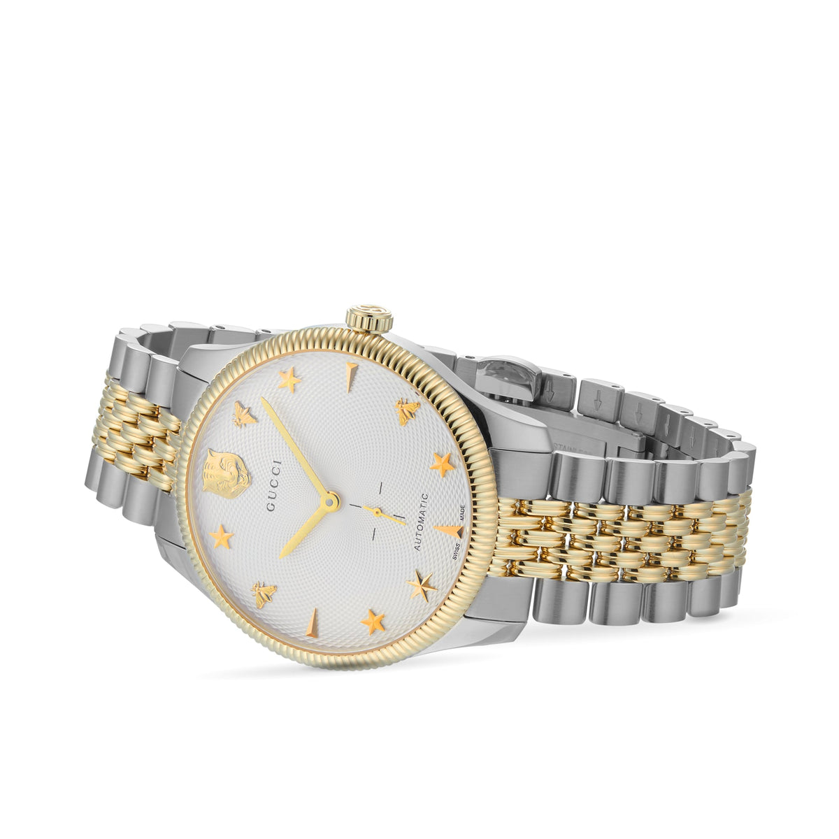 Gucci G-Timeless 40mm Automatic Men's Watch – Two-Tone – YA126356 product view 2