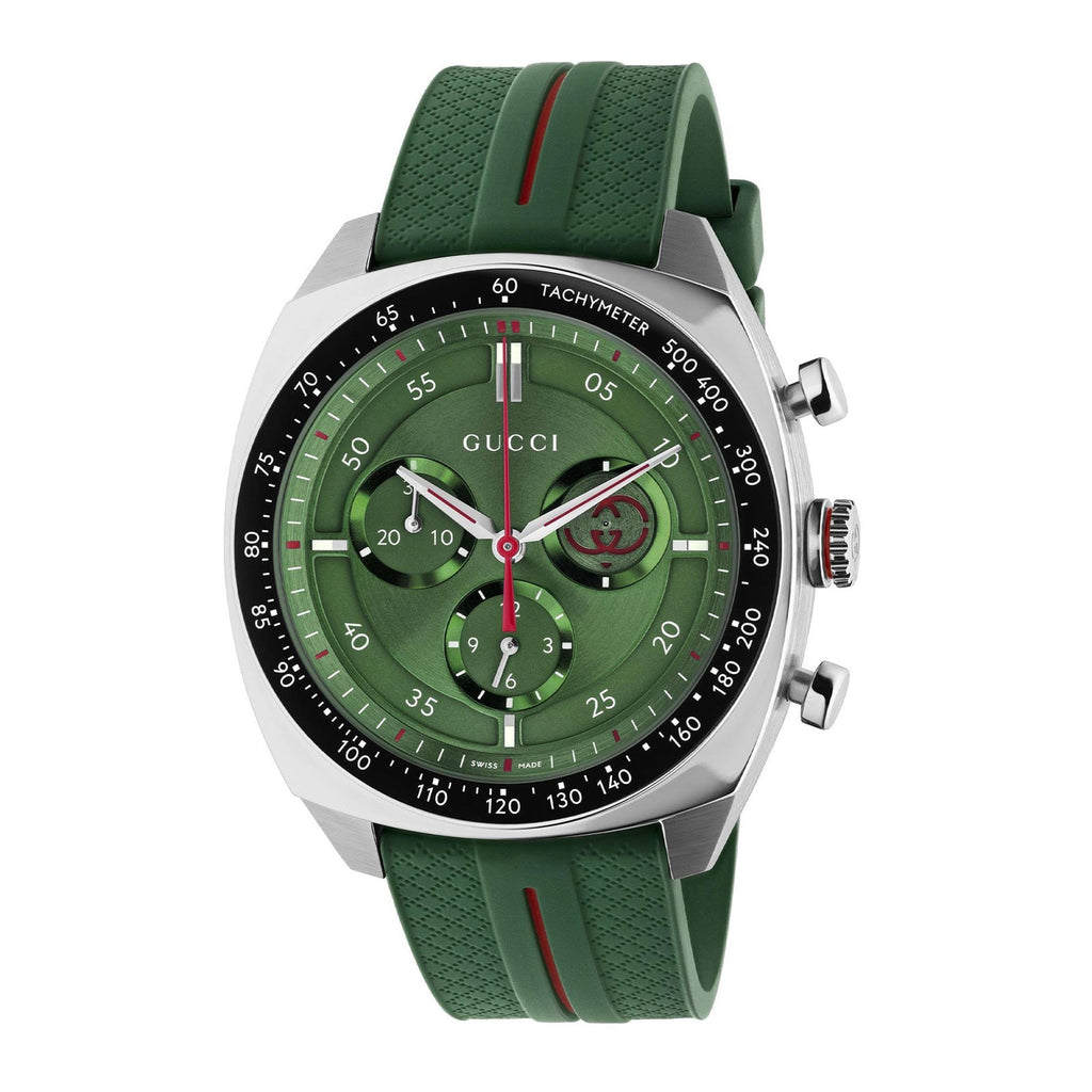 Gucci YA142319 green dial front view