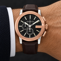 Gucci G-Chrono XL YA101202 worn upright on a man's wrist
