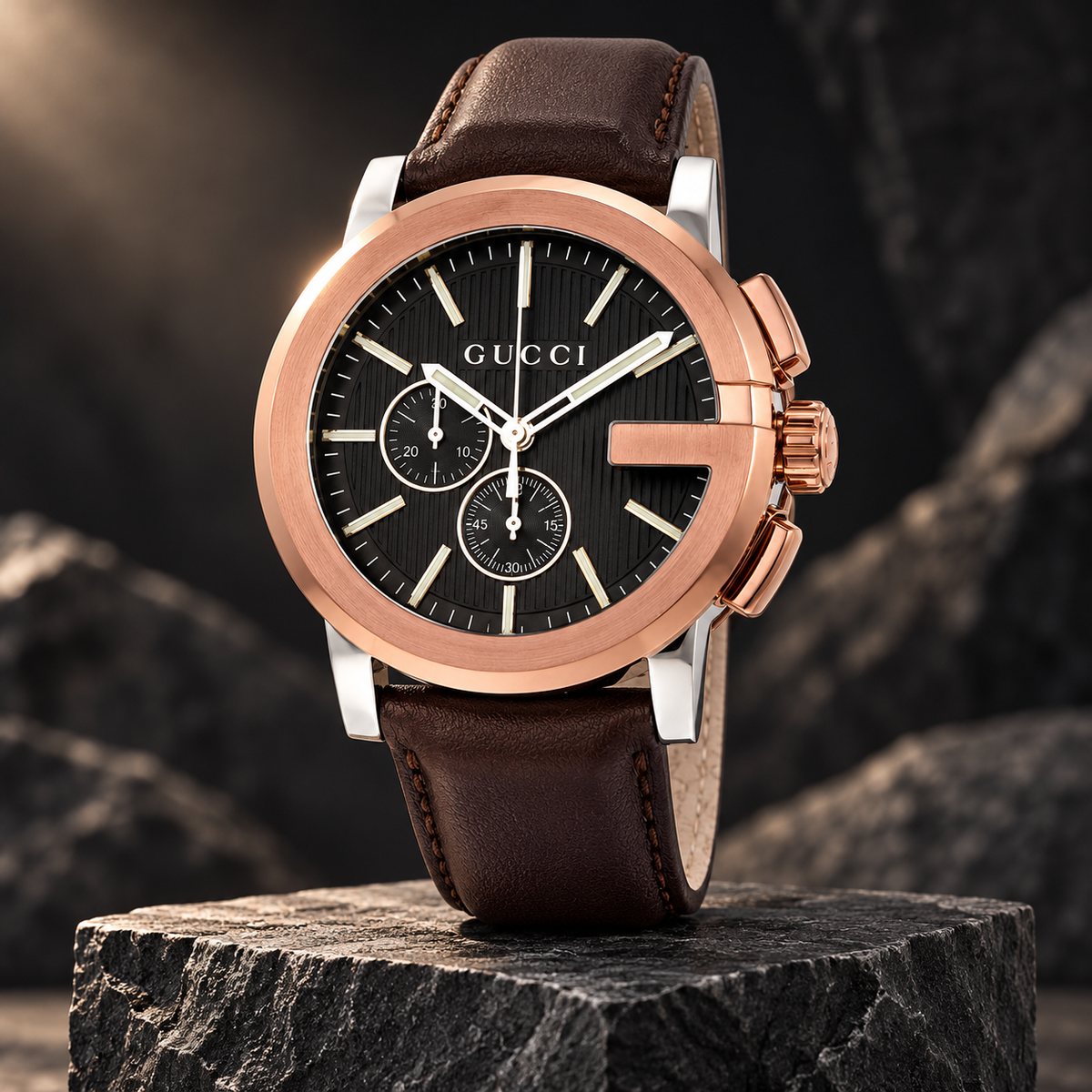 Gucci G-Chrono XL YA101202 luxury lifestyle view