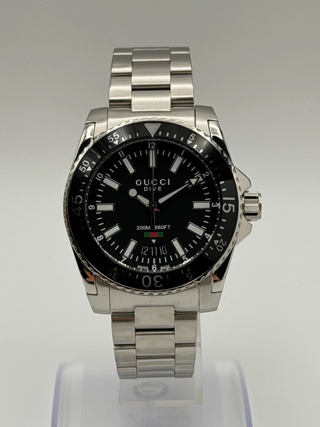Gucci Dive 40mm Black Dial Men's Watch YA136302 – product view 4
