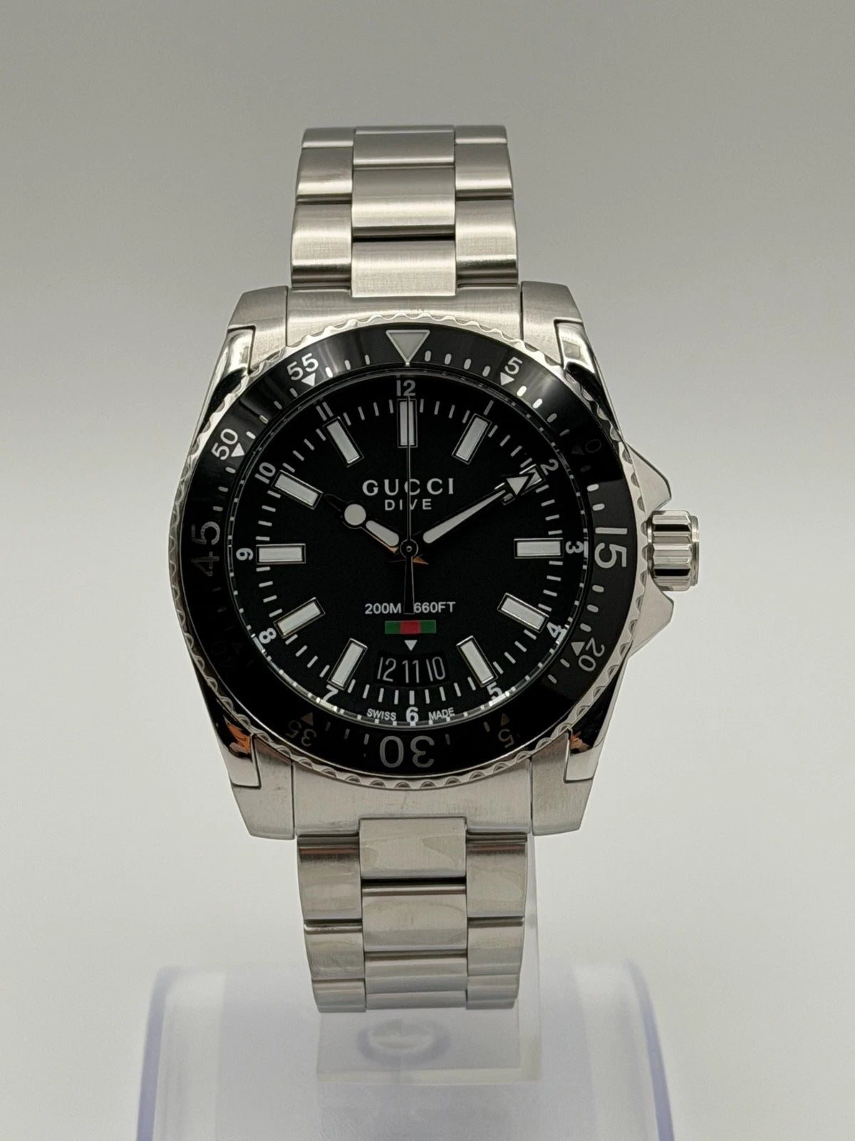 Gucci Dive 40mm Black Dial Men's Watch YA136302 – product view 4