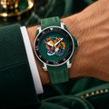 Gucci Dive Tiger 40mm Green Men's Watch YA136316 – wrist lifestyle view