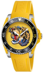 Gucci Dive Tiger 40mm Yellow Men's Watch YA136317 – product view 1