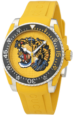 Gucci Dive Tiger 40mm Yellow Men's Watch YA136317 – product view 4