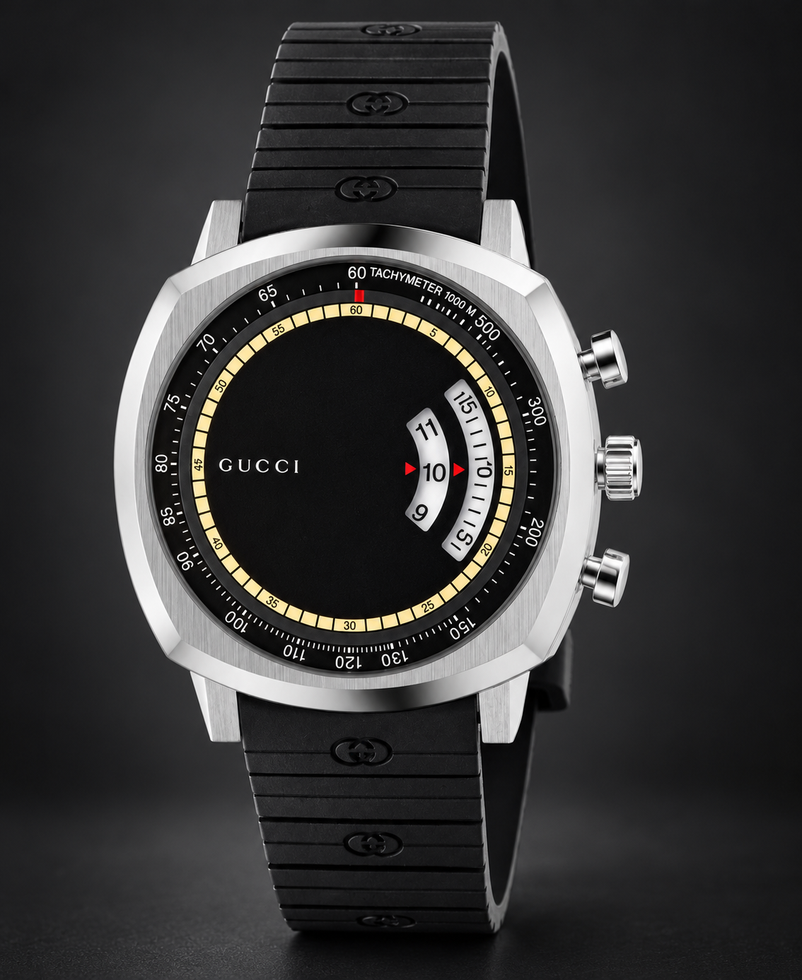 Gucci Grip YA157301 macro dial view