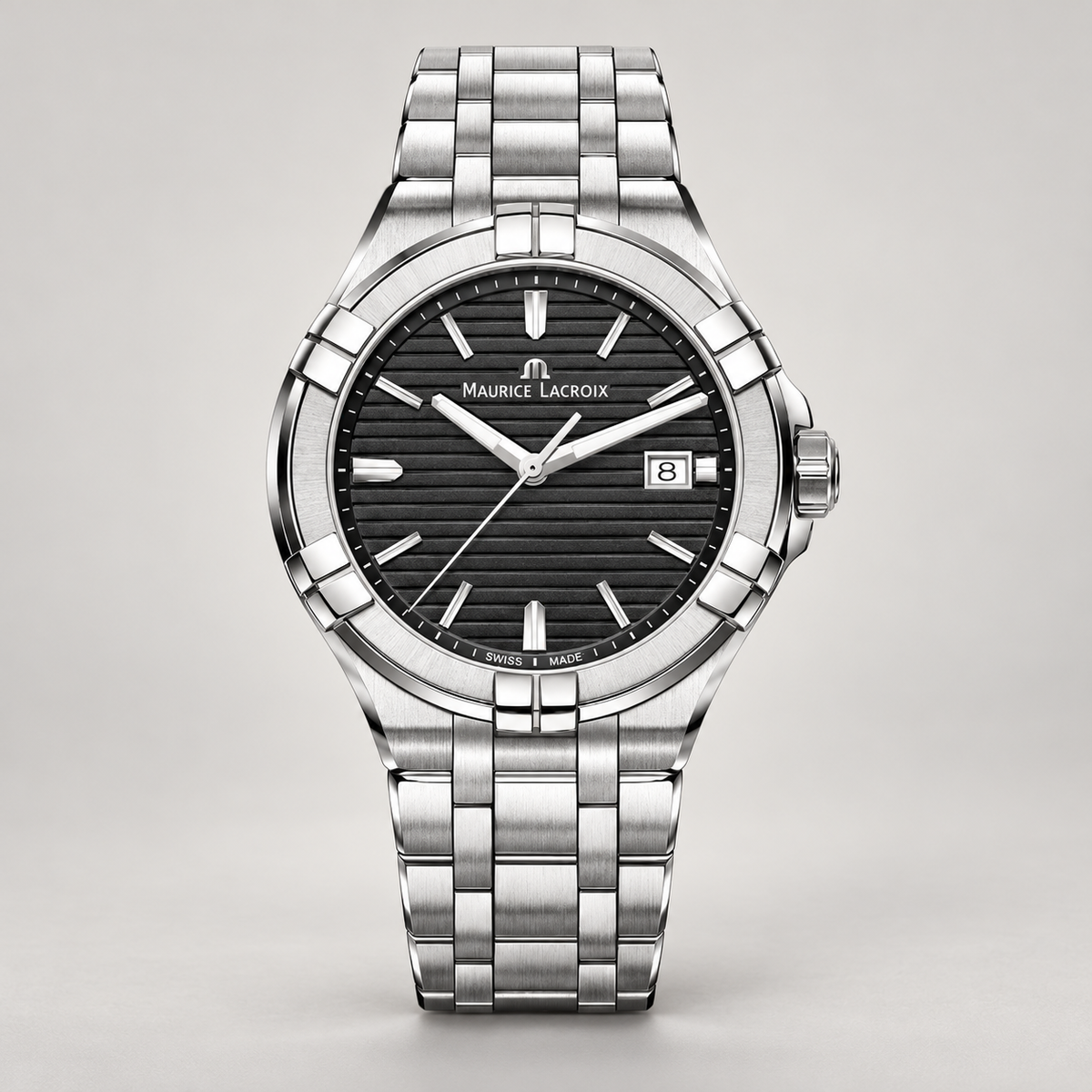 Maurice Lacroix AI1008-SS002-331-1 — upright studio view