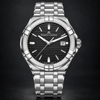Maurice Lacroix AI1008-SS002-331-1 — dial and bezel detail