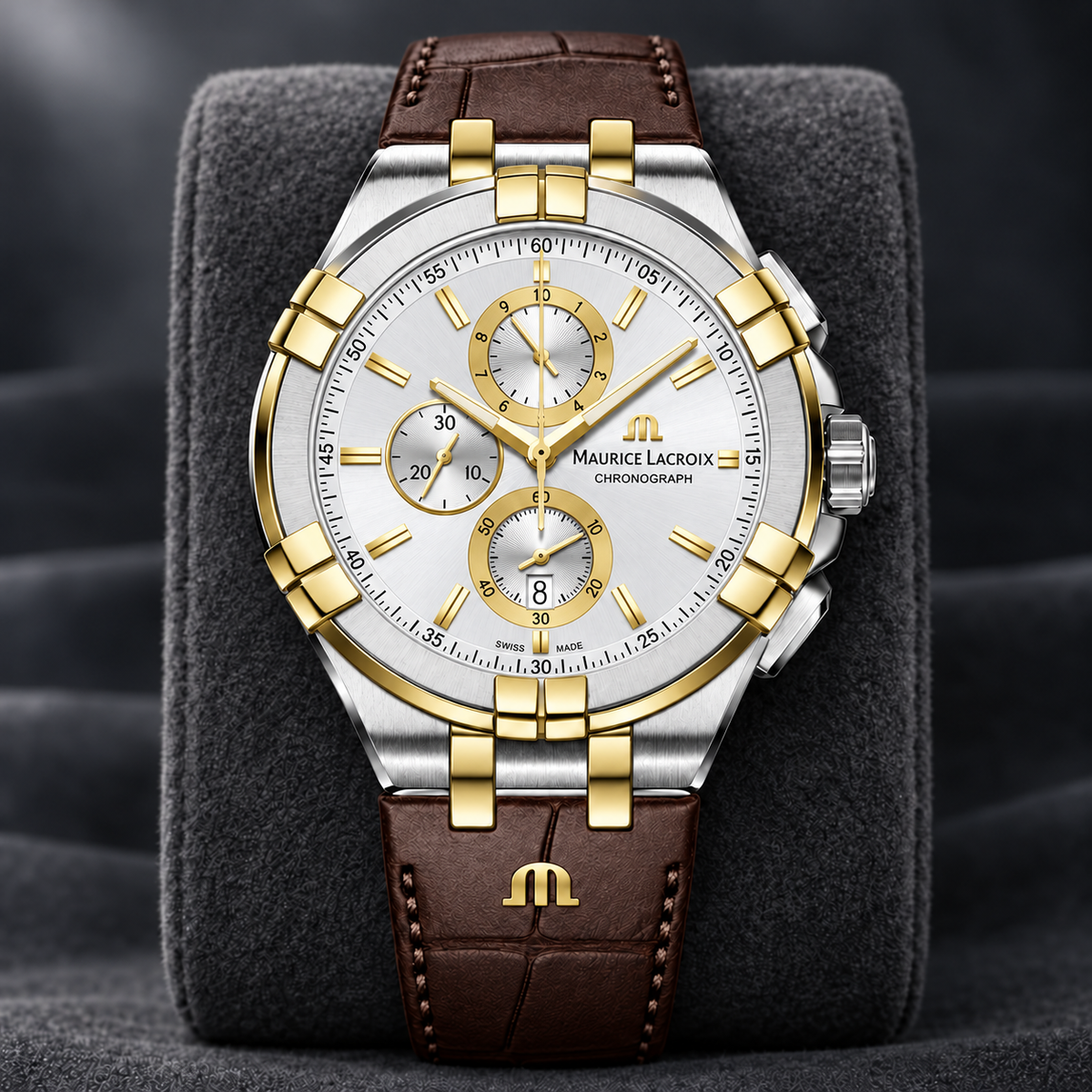 Maurice Lacroix AI1018-PVY11-132-1 — bracelet or strap finishing detail