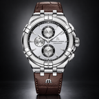 Maurice Lacroix AI1018-SS001-130-1 — dial and bezel detail
