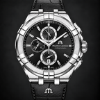 Maurice Lacroix AI1018-SS001-330-1 — dial and bezel detail