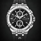 Maurice Lacroix AI1018-SS001-330-2 — dial and bezel detail