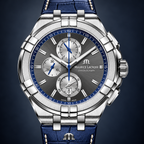 Maurice Lacroix AI1018-SS001-333-1 — dial and bezel detail