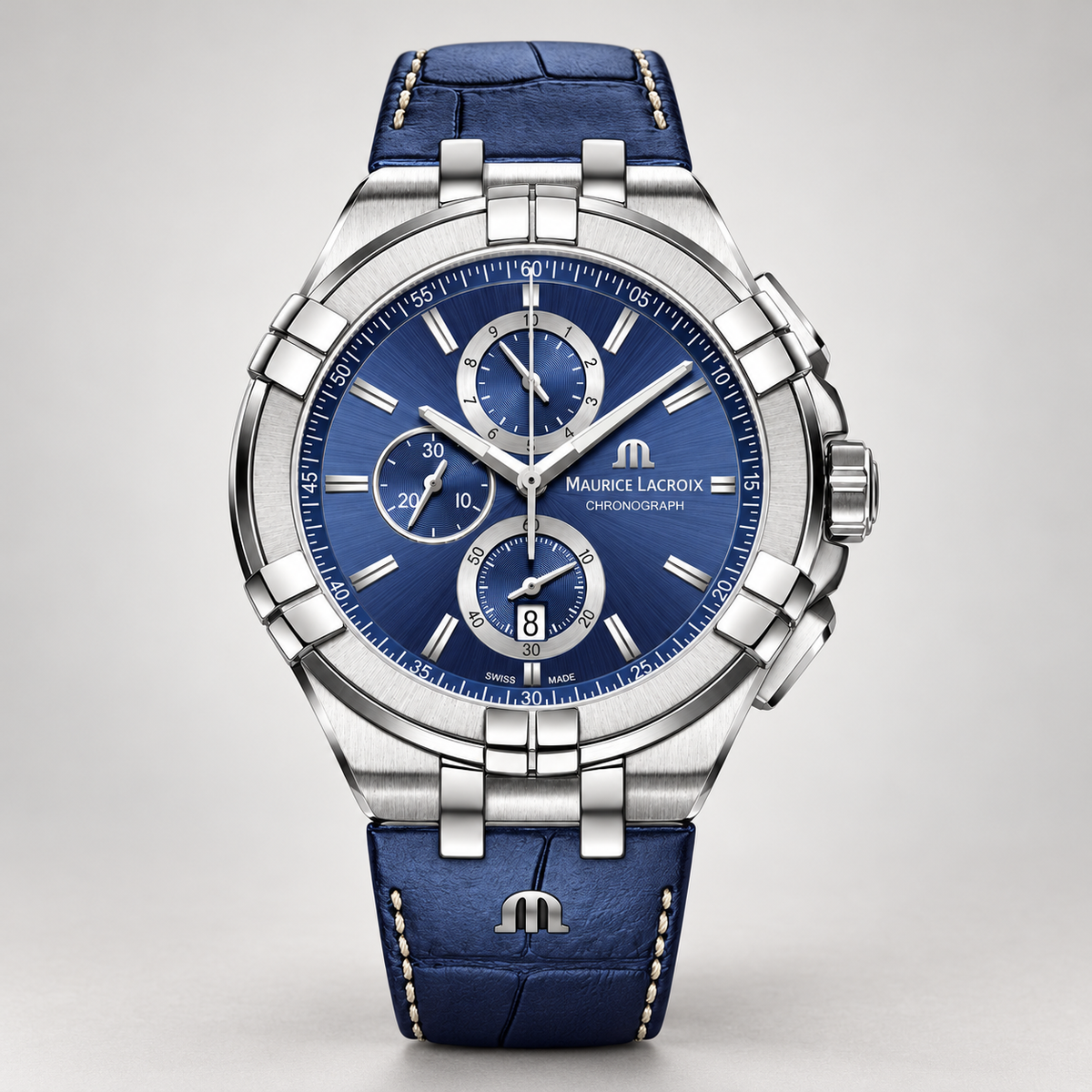 Maurice Lacroix AI1018-SS001-430-1 — upright studio view