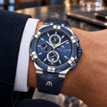 Maurice Lacroix AI1018-SS001-432-4 — men's wrist with premium tailoring