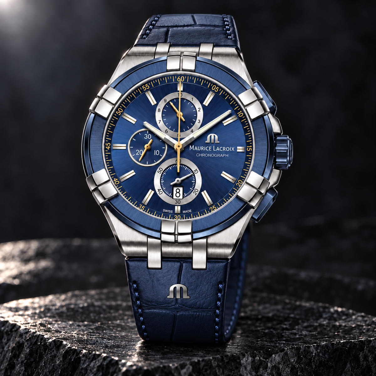 Maurice Lacroix AI1018-SS001-432-4 — three-quarter front view
