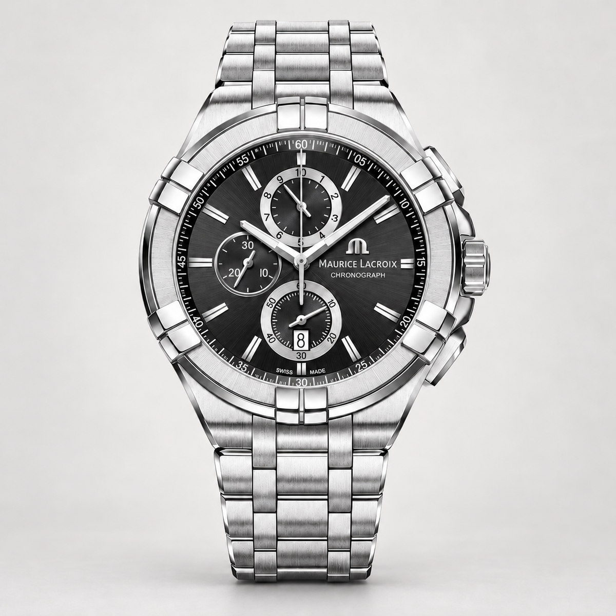 Maurice Lacroix AI1018-SS002-330-1 — upright studio view