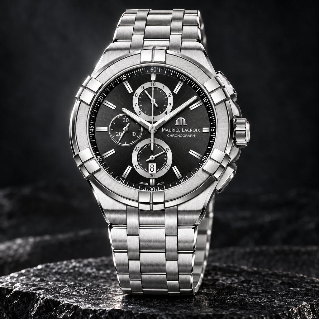 Maurice Lacroix AI1018-SS002-330-1 — upright front angle
