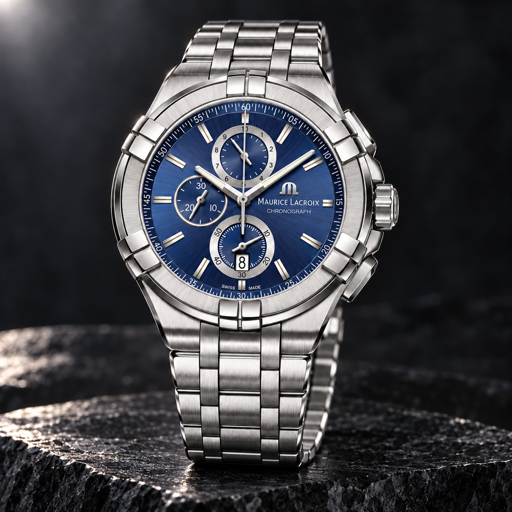 Maurice Lacroix AI1018-SS002-430-1 — upright front angle