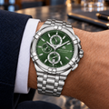 Maurice Lacroix AI1018-SS002-630-1 — men's wrist with premium tailoring