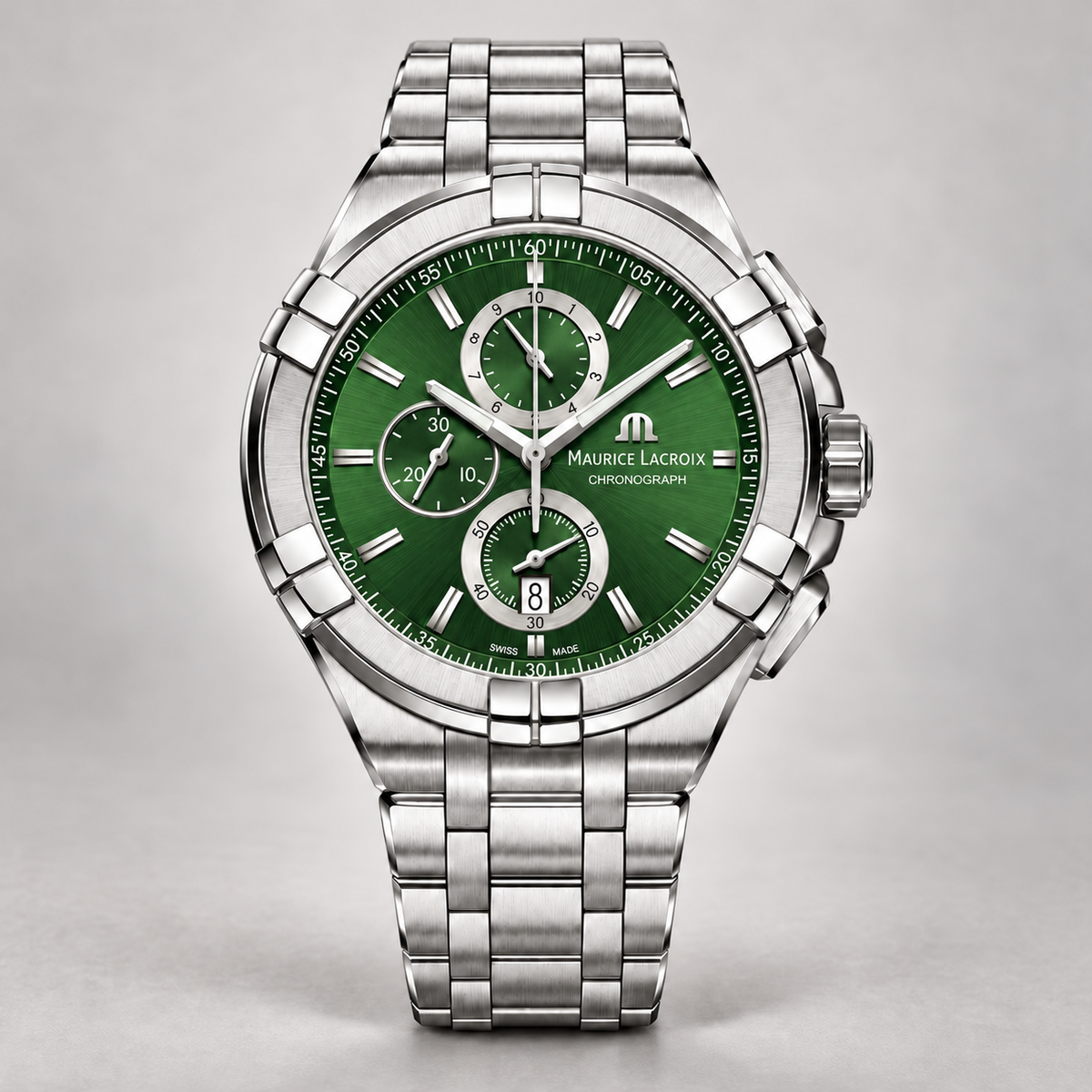 Maurice Lacroix AI1018-SS002-630-1 — upright studio view