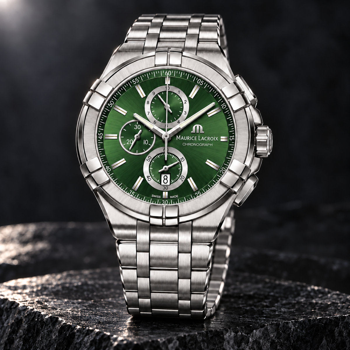 Maurice Lacroix AI1018-SS002-630-1 — three-quarter front view