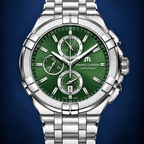 Maurice Lacroix AI1018-SS002-630-1 — dial and bezel detail
