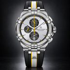 Maurice Lacroix AI1018-TT030-130-K — dial and bezel detail