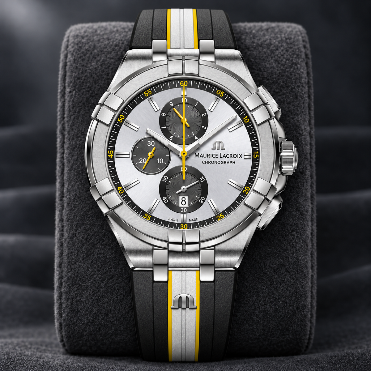 Maurice Lacroix AI1018-TT030-130-K — bracelet or strap finishing detail