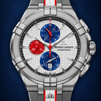 Maurice Lacroix AI1018-TT031-130-2 — dial and bezel detail