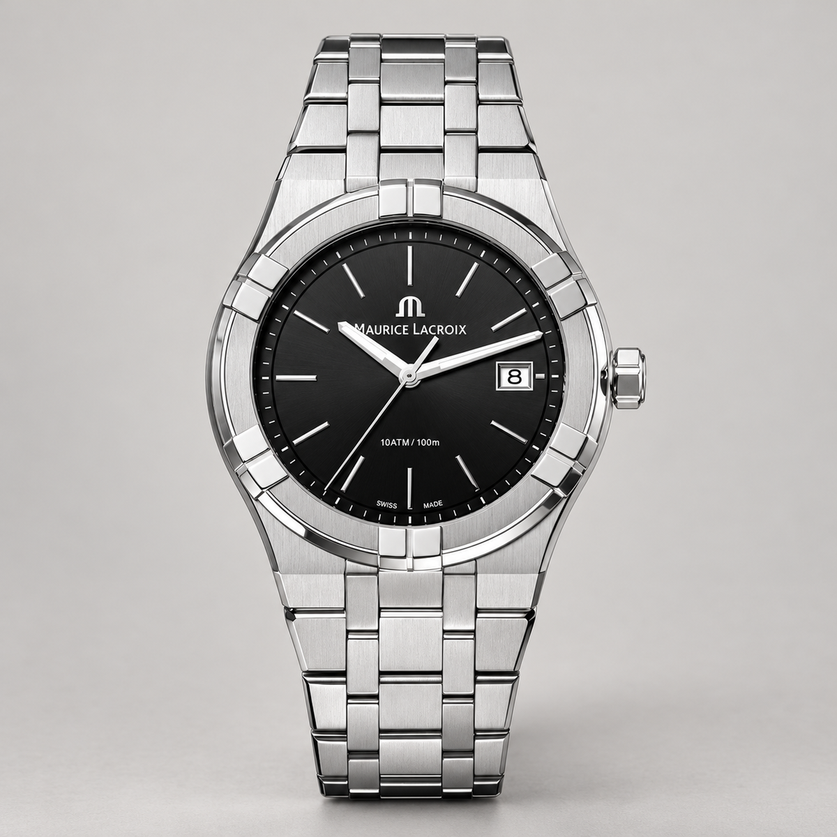 Maurice Lacroix AI1108-SS002-330-1 — upright studio view