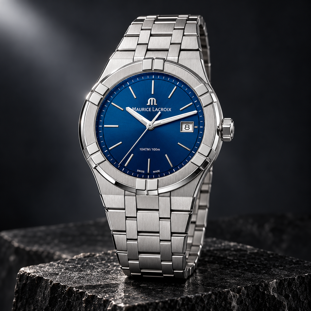 Maurice Lacroix AI1108-SS002-430-1 — three-quarter front view