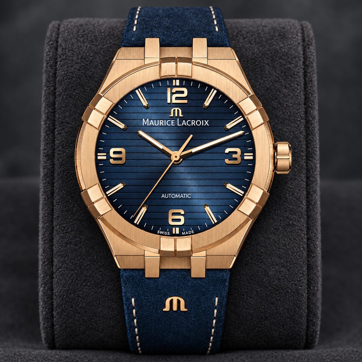 Maurice Lacroix AI6008-BRZ01-420-1 — bracelet or strap finishing detail