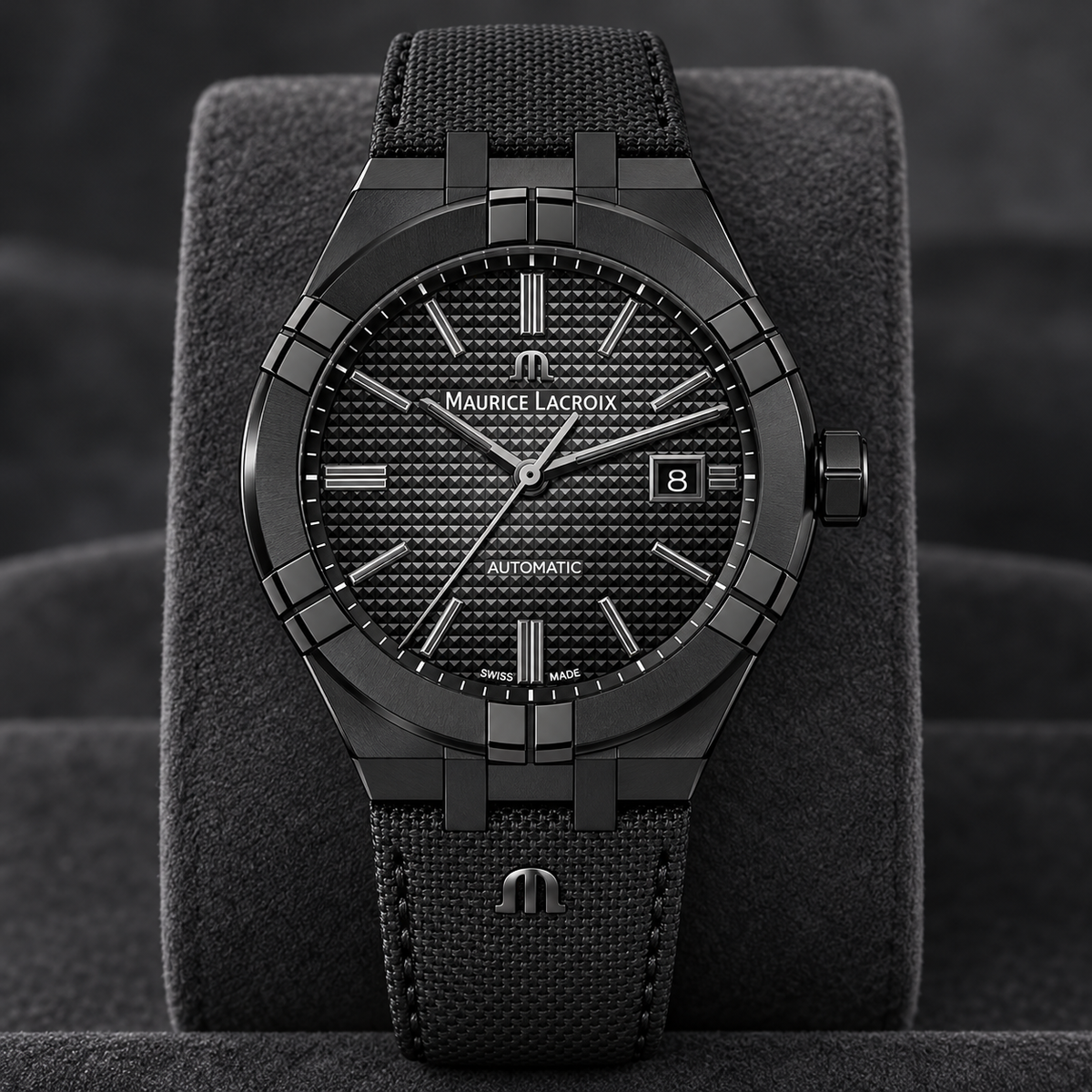 Maurice Lacroix AI6008-PVB01-330-1 — bracelet or strap finishing detail