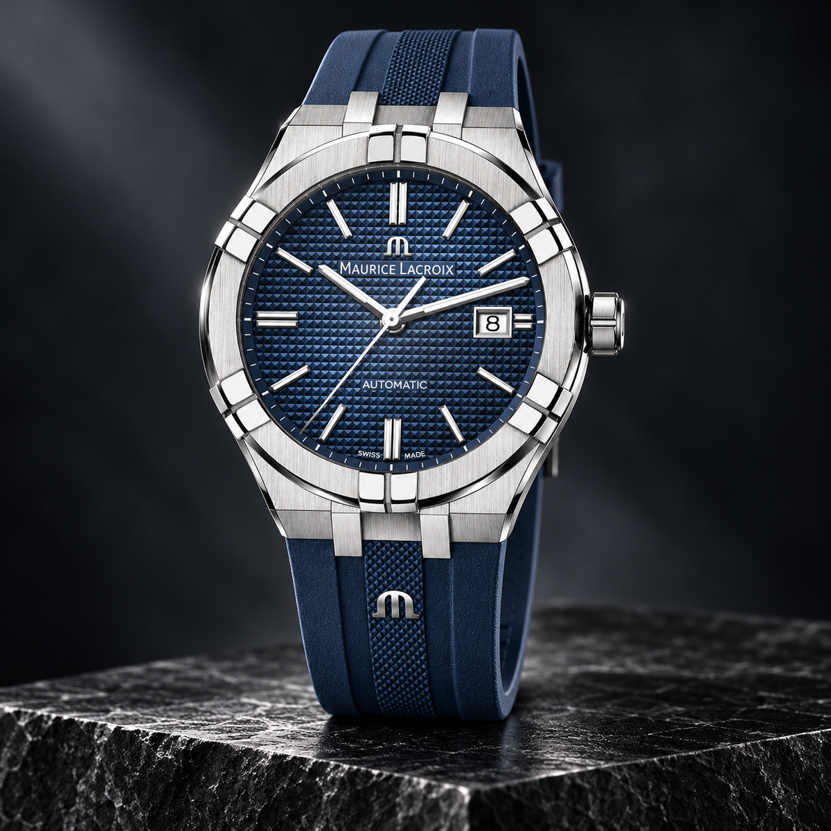 Maurice Lacroix AI6008-SS000-430-4 — three-quarter front view