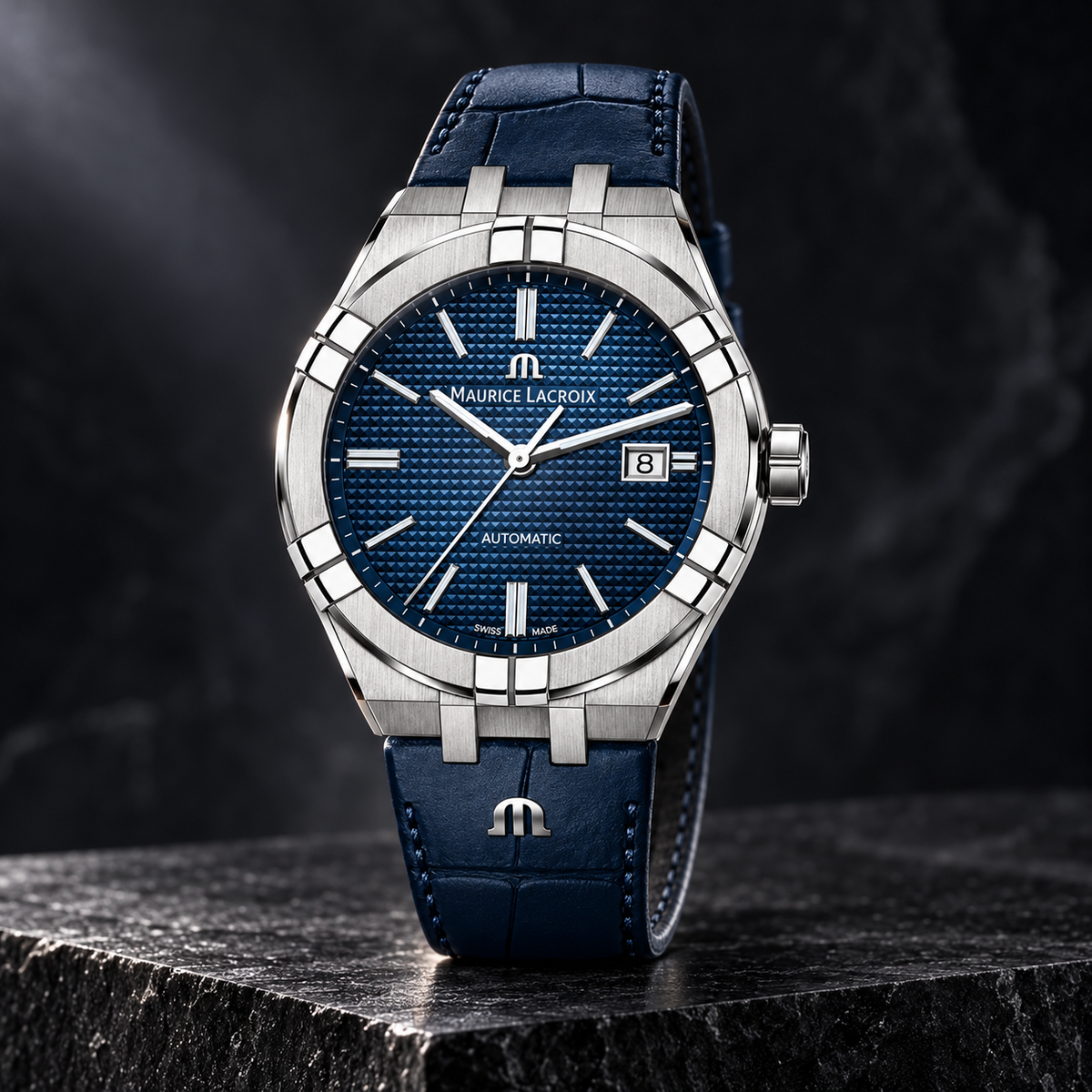 Maurice Lacroix AI6008-SS001-430-1 — three-quarter front view