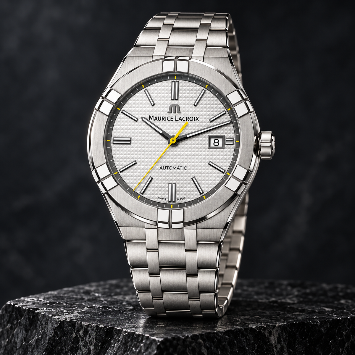 Maurice Lacroix AI6008-SS00F-231-A — three-quarter front view