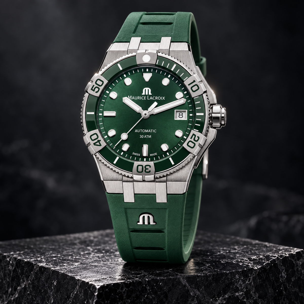 Maurice Lacroix AI6057-SSL50-630-5 — three-quarter front view