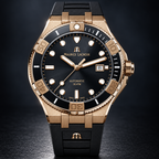 Maurice Lacroix AI6058-BRZ0B-330-2 — dial and bezel detail