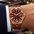 Maurice Lacroix AI6058-BRZ6B-530-6 — men's wrist with premium tailoring