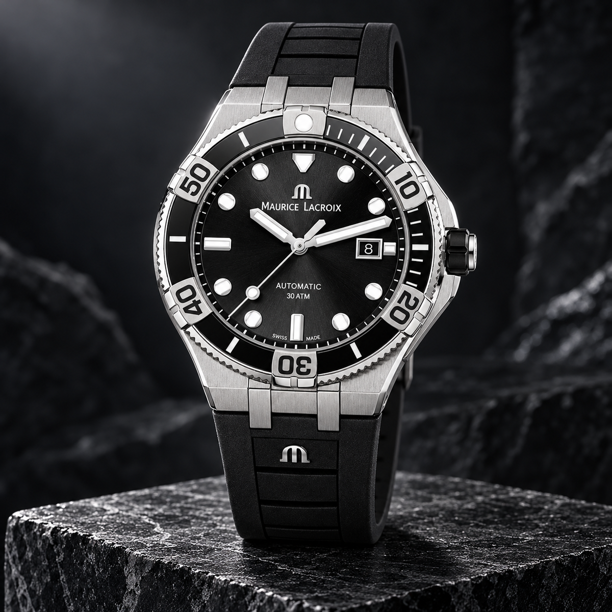 Maurice Lacroix AI6058-SS001-330-1 — three-quarter front view