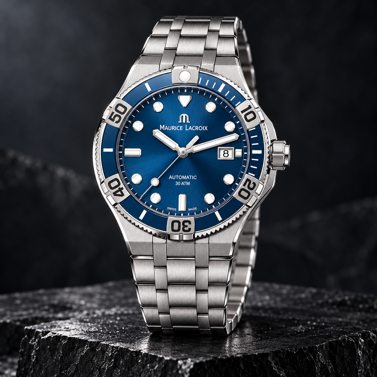 Maurice Lacroix AI6058-SS002-430-2 — three-quarter front view
