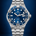 Maurice Lacroix AI6058-SS002-430-2 — dial and bezel detail
