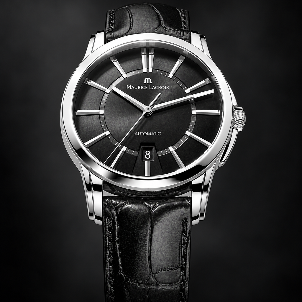 Maurice Lacroix PT6148-SS001-330 — dial and bezel detail