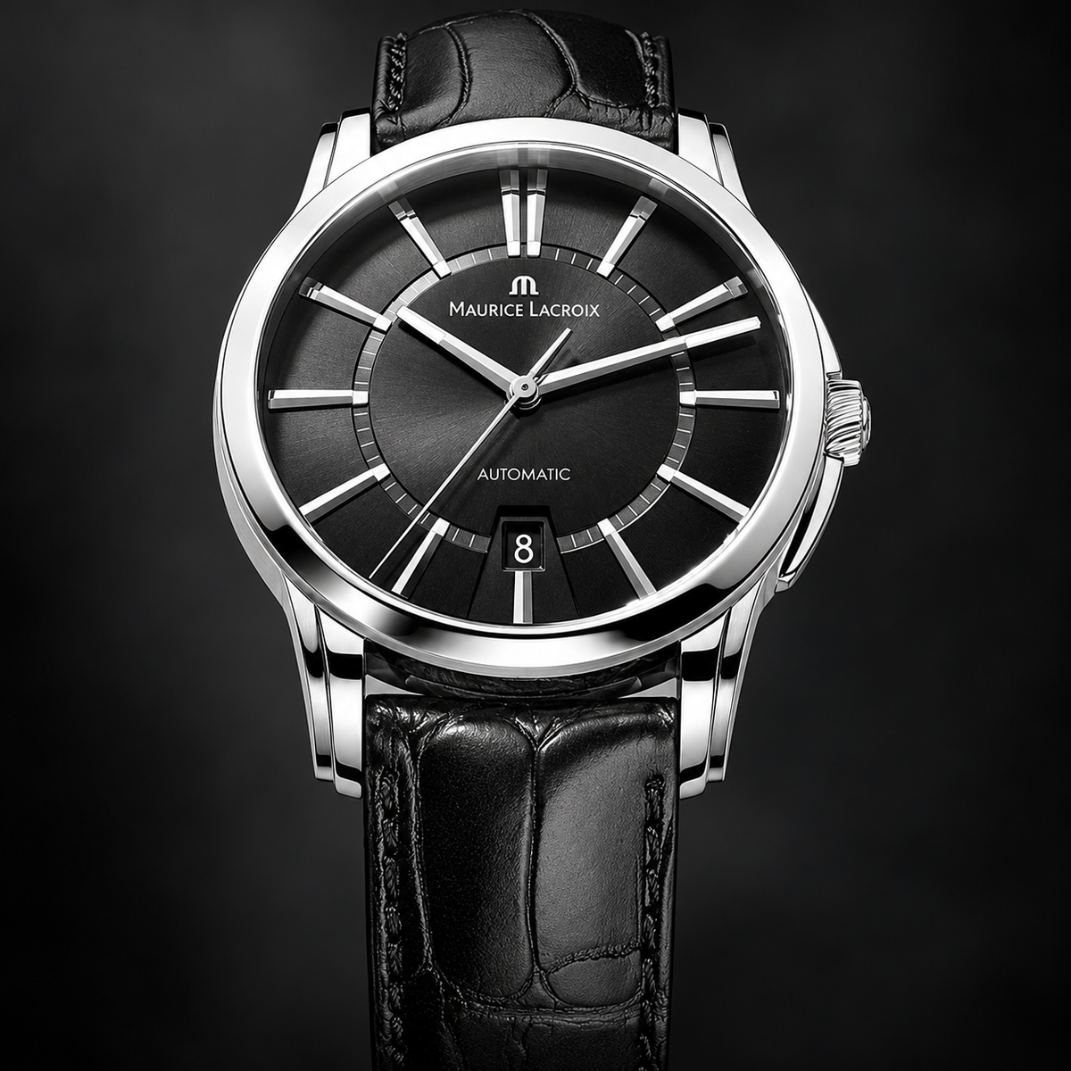 Maurice Lacroix PT6148-SS001-330 — dial and bezel detail