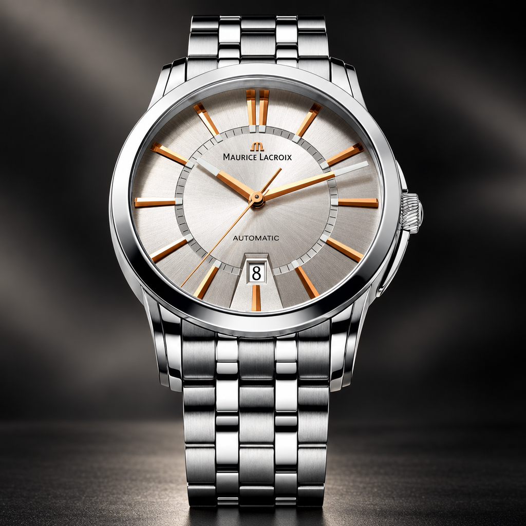 Maurice Lacroix PT6148-SS002-131-1 — dial and bezel detail
