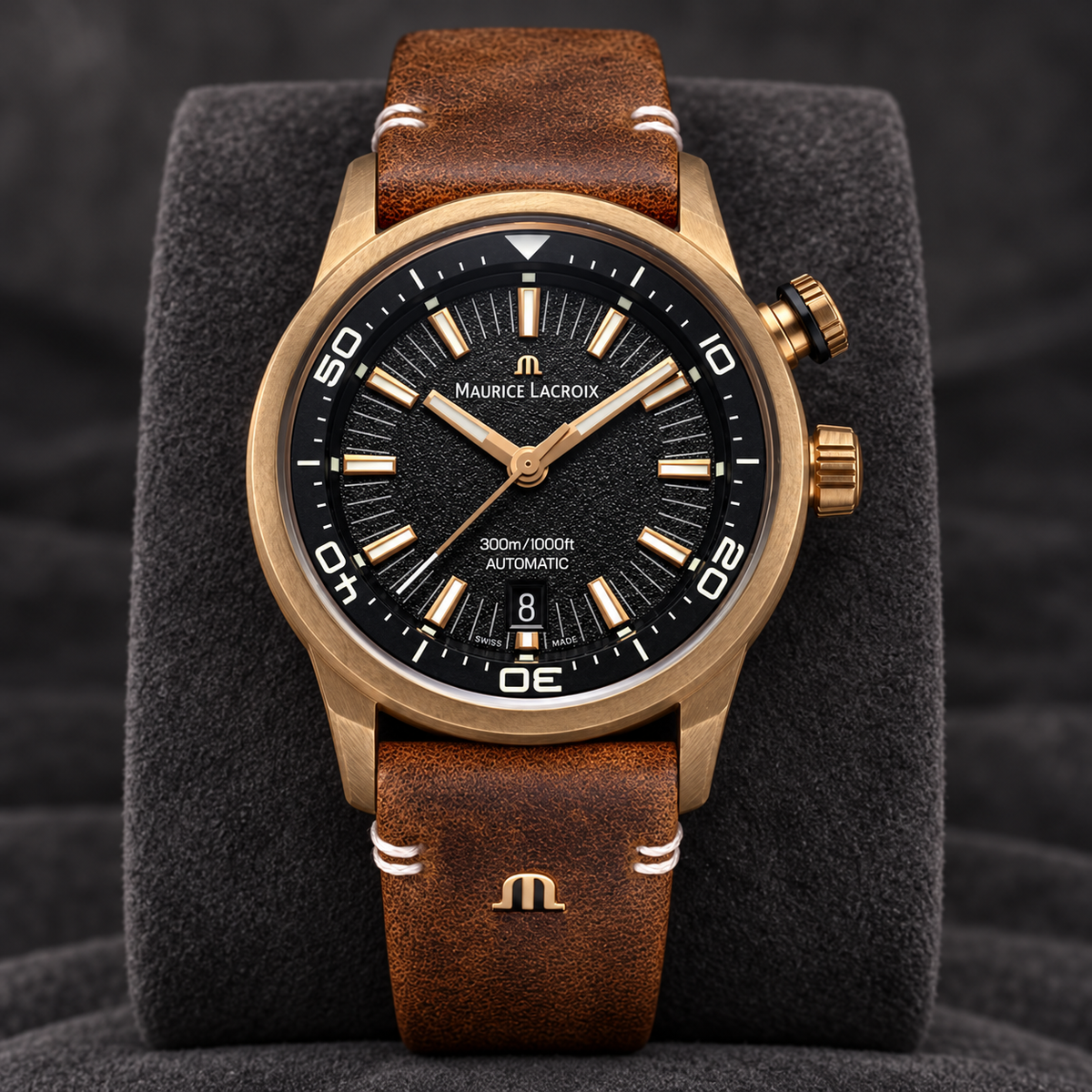 Maurice Lacroix PT6248-BRZ01-330-3 — bracelet or strap finishing detail