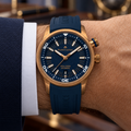 Maurice Lacroix PT6248-BRZ0B-430-4 — men's wrist with premium tailoring