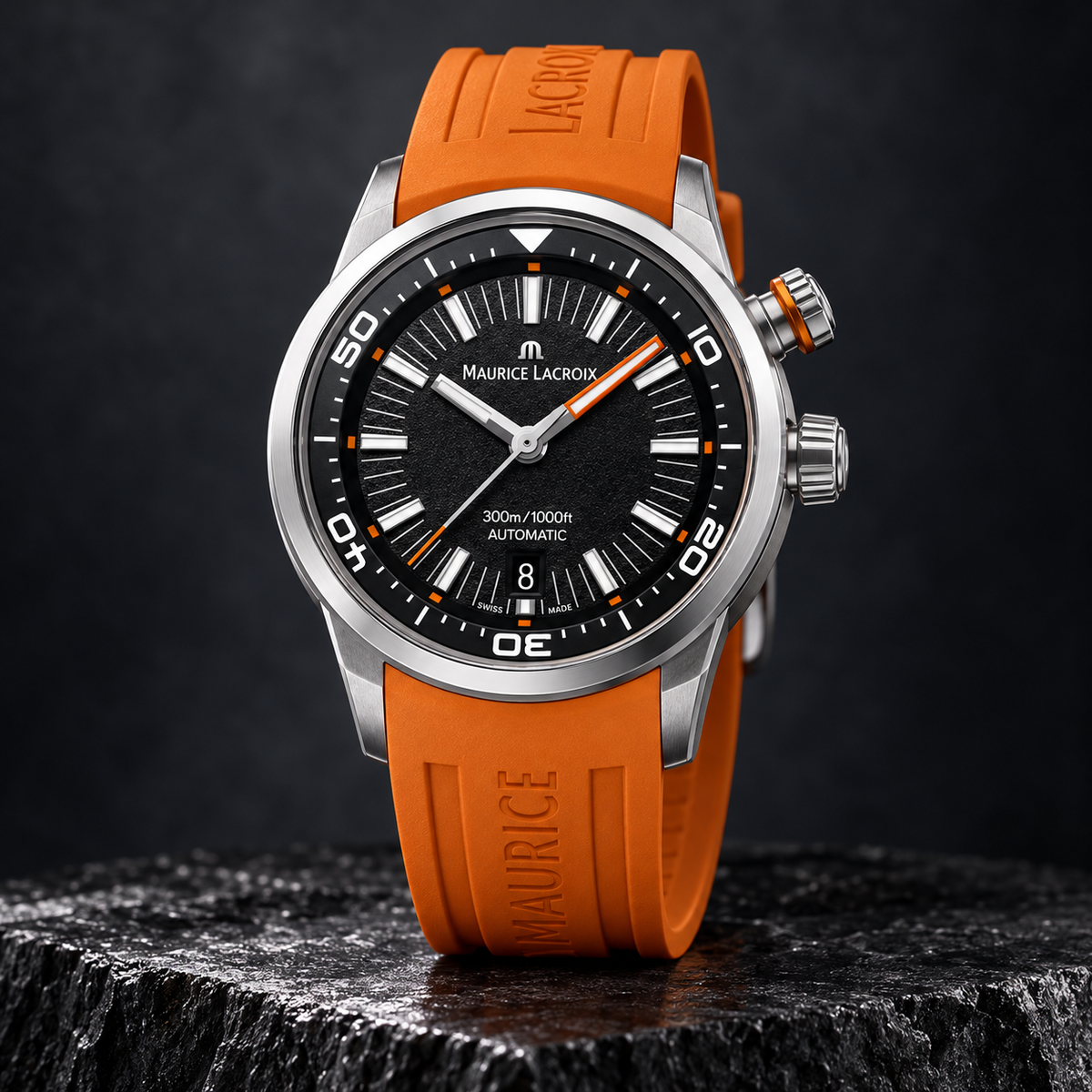 Maurice Lacroix PT6248-SS00L-330-J — three-quarter front view