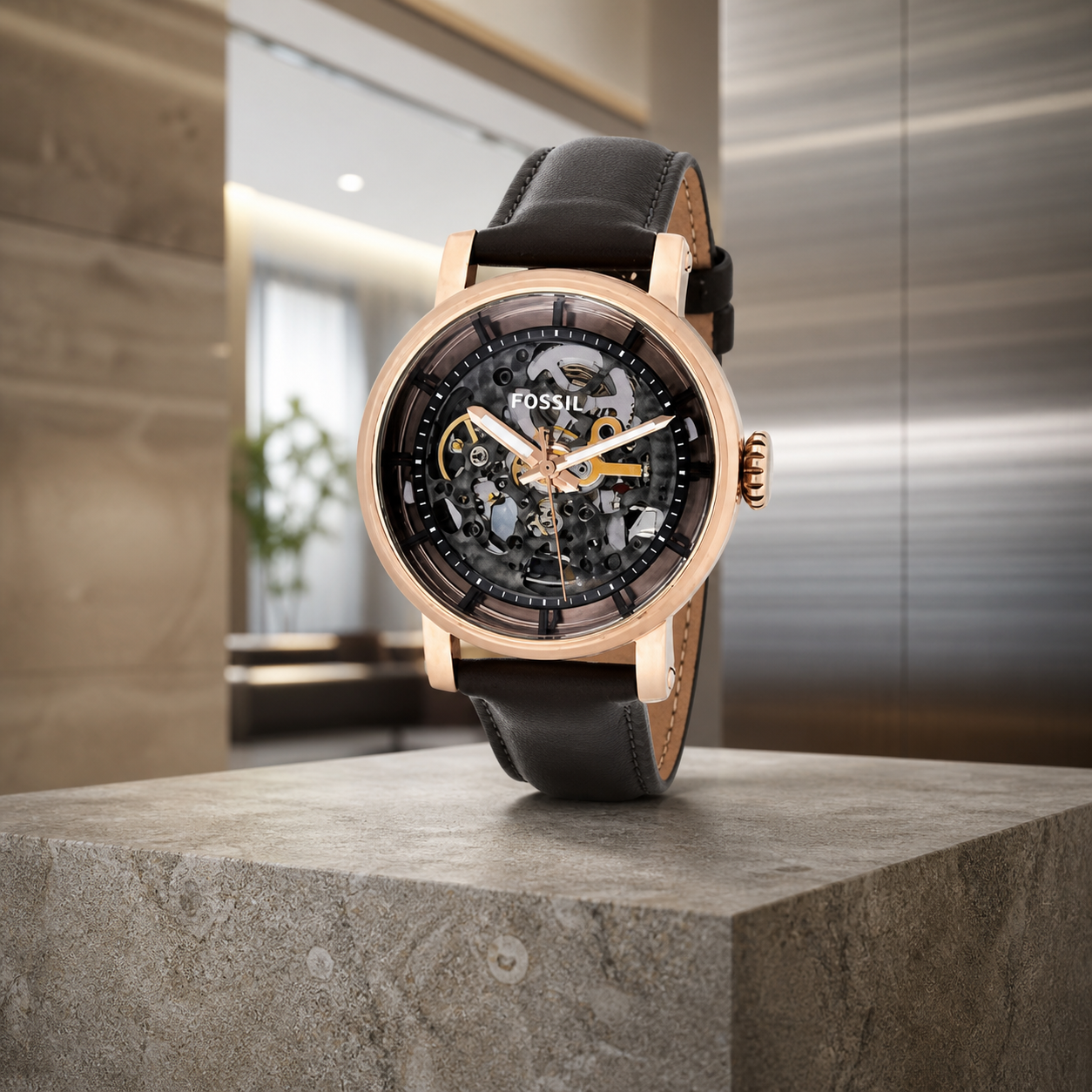 Fossil ME3089 watch - architectural view